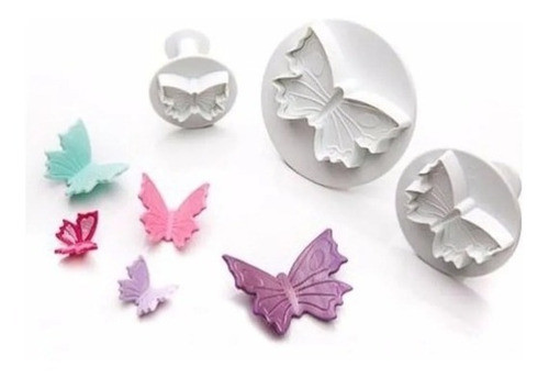 Cortante Eyector X 3 Mariposas Pequeñas 0