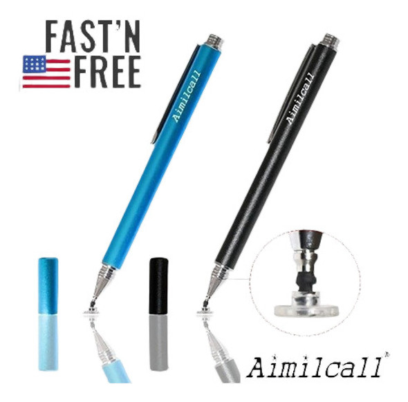 2 Paquete Fino Punto Lápiz Táctil Lápiz Para iPad Tablet Sam 0