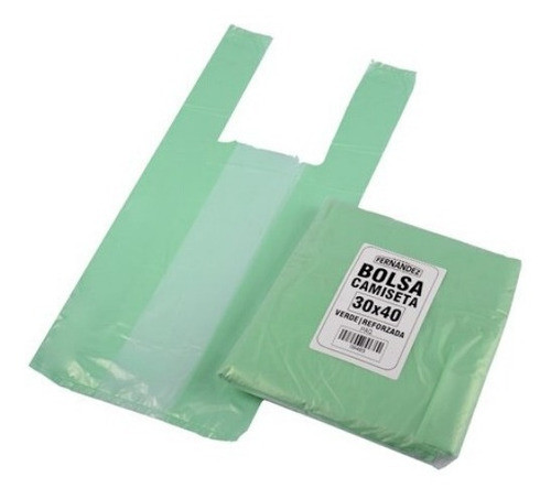 Bolsas Camiseta Color 50x70 Baja Densidad  Pack X100 U 1