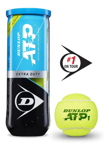 Pelota Tennis Dunlop Atp Tenis - Auge 1