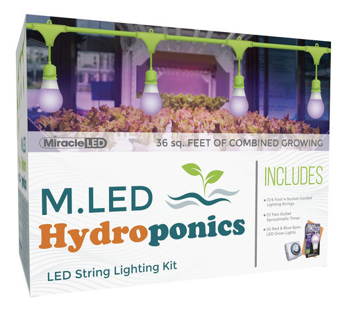 Hidroponía Led De Interior Kit De Luz De Crecimiento I... 0