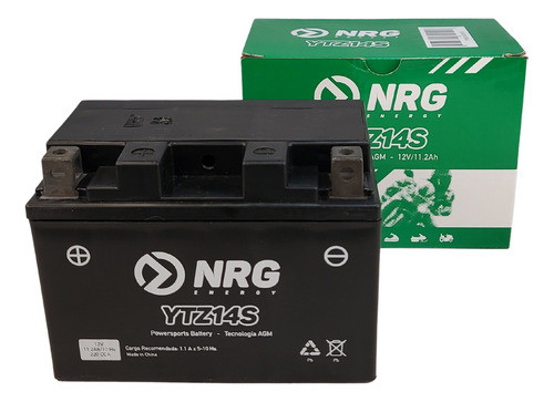 Bateria Para Moto ytz14s agm nrg 0
