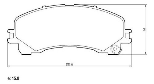 Pastillas De Freno Delantera Chevrolet S10 2017 - 2022 1