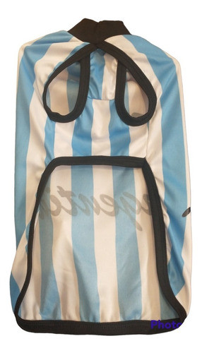 Camiseta Argentina Qatar 2022 P/perros 3 Estrellas Talle 6 0