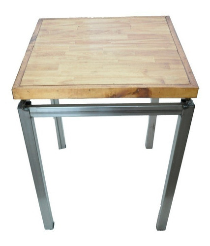 Mesa Para Bar En Hierro Y Madera Envíos A Todo El País 0