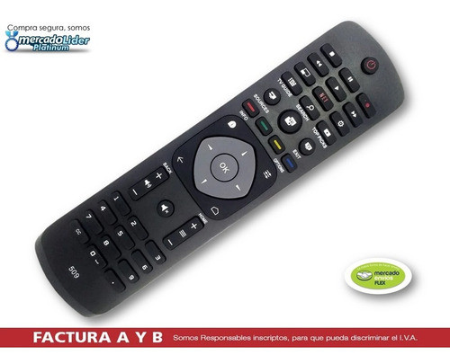 Control Remoto Para Tv Lcd Led Smart Netflix Philips 1