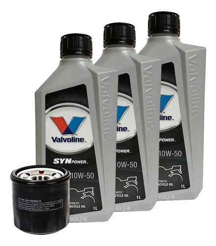 Kit Filtro Aceite Valvoline Sintetico 10w50 Benelli 300 302 0