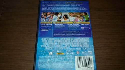 High School Musical 2 Versión Extendida Dvd 1