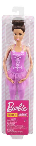 Muñeca Barbie Bailarina Ballet Morada Gjl58 Mattel 0
