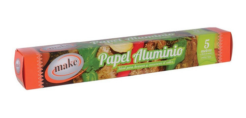 Rollo Papel Aluminio 5 Mts Cocina X 3 Make 0