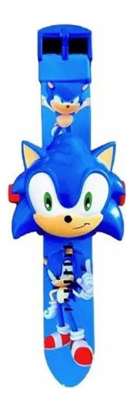 Reloj Infantil Sonic Proyector De Imágenes Para Niños 0