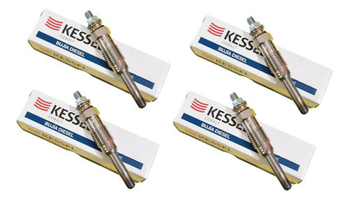 Kit X4 Bujias Pre Calentadoras Fiat 147 Spazio 1.3 Diesel 0