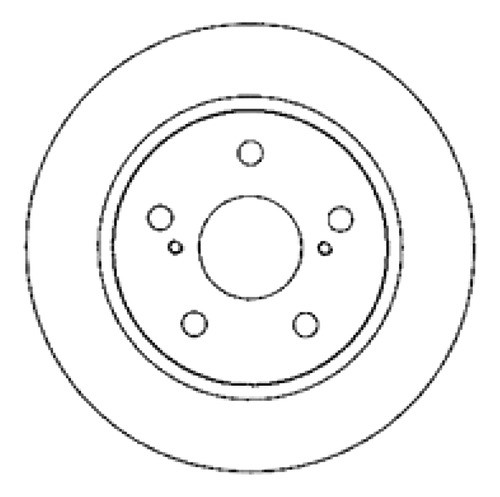 Disco Freno Tra 08 (270mm) Toyota Corolla 2008-2013 0