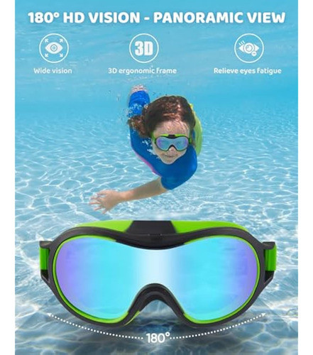 Aegend Paquete De 2 Gafas De Natación Para Niños 1