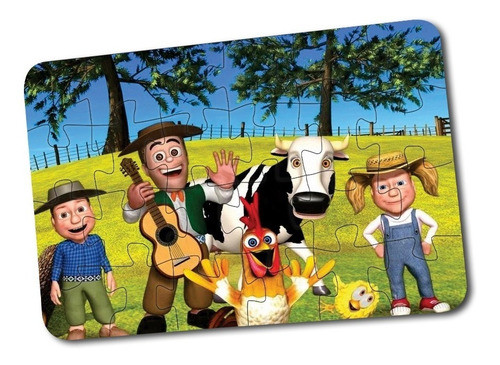 Rompecabezas De Madera - 24 Piezas - La Granja De Zenon 1