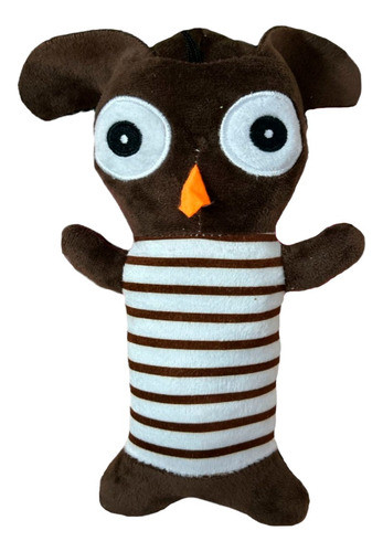 Juguete Para Perros Peluche Lechuza Con Chifle Sonido Cancat 0