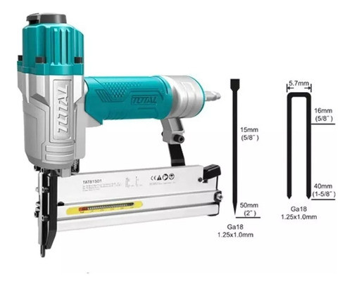 Clavadora  Engrampadora Neumatica 2 En 1 Total 1