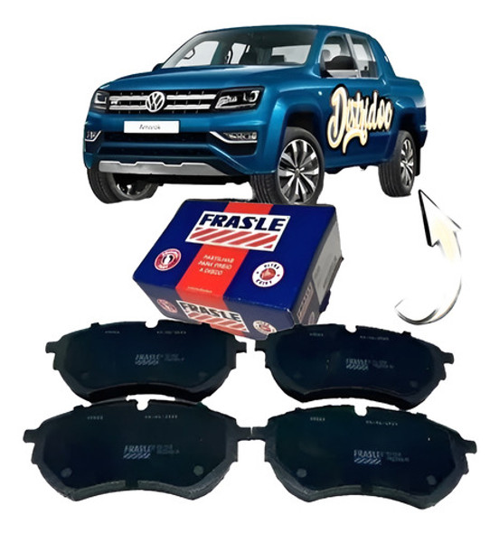 Juego De Pastillas Freno Amarok Traseras 3.0 V6 2018/ 0