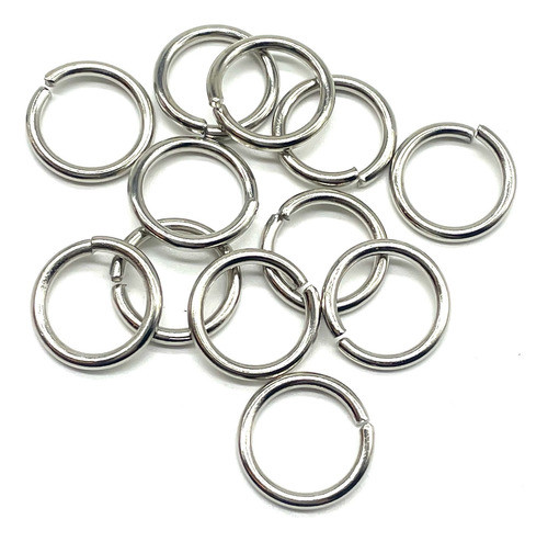 24 Unid Argollitas De Unión 16 Mm Reforzadas De Insumo Bijou 0