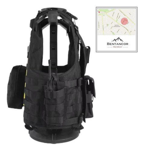 Chaleco Táctico Caza Airsoft  Paintball Multibolsillo 1