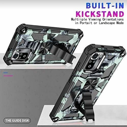 Funda Xiaomi Redmi Note 11 Pro Grado Militar C/soporte Menta 1