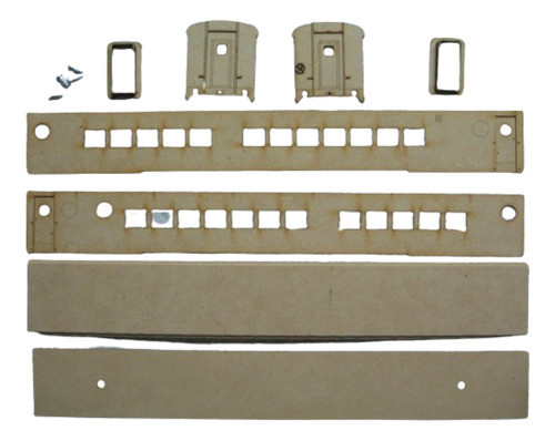 Minitrenes Coche Bar Clase Pullman Kit Para Armar Y Pintar 0