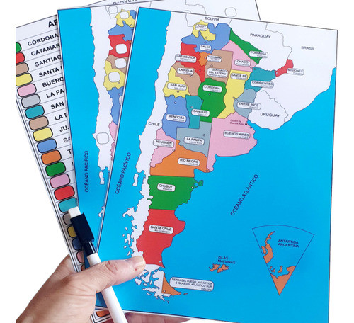Set Mapas - Argentina - Juego Educativo 0