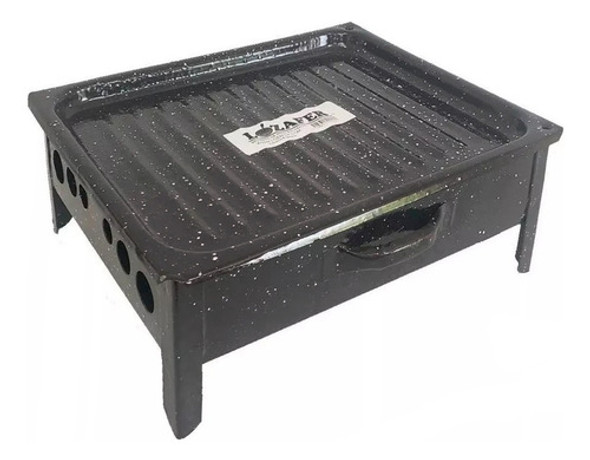 Brasero Mesa Enlozado Parrilla Bandeja Asado X Mayor / 6 Un 0