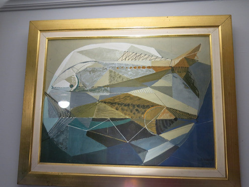 Cuadro Peces Delfina Biyina Klappembach 0