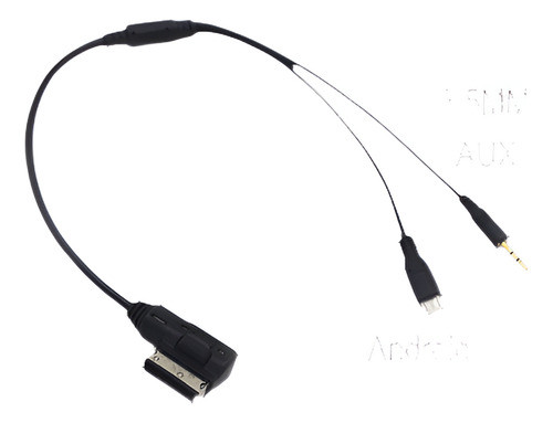 Enchufe De Cargador Android Ami Mdi Aux 3.5mm Cable Para Vw 0