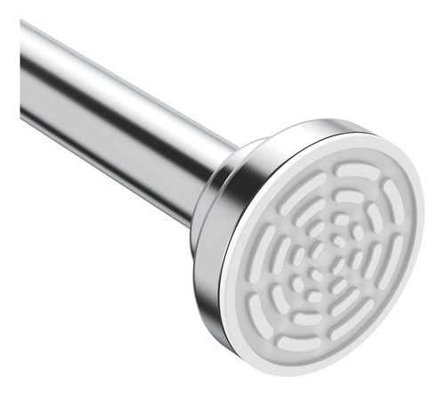 Barra De Cortina De Tension Inoxidable, Plata, 66-193 Cm 0