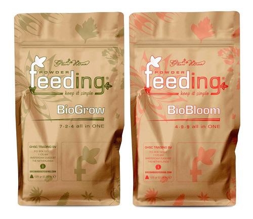 Powder Feeding Bio Bloom Bio Grow Fertilizante Sales 125gr 0