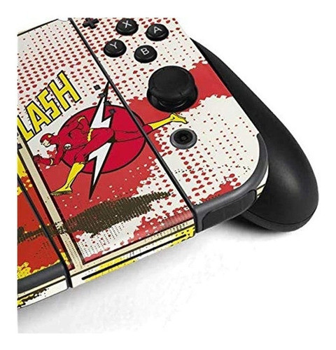 Dc Comics Flash Nintendo Interruptor Manojo Piel Patron De 1