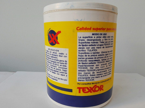 Latex Interior Mate Antihongos Colores 1lt Texxor 1