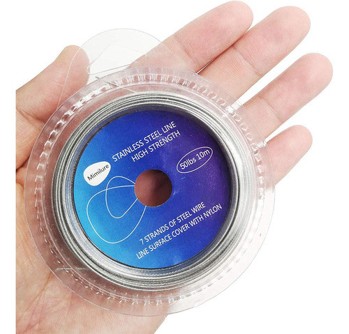 Evia Alambre Acero Inoxidable 10 Metros Prueba 60lb 0