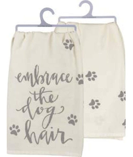 Primitivos De Kathy Embrace The Dog Hair Dish Towel 1