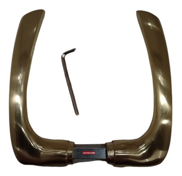 Pestillo Manija Stop 10-14 Dorado - Ferrejido 0