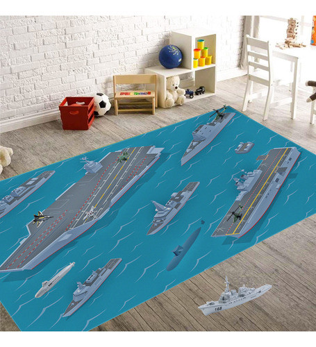 Lona Vinilica Mar Barcos Didáctica Infantil Niño 1