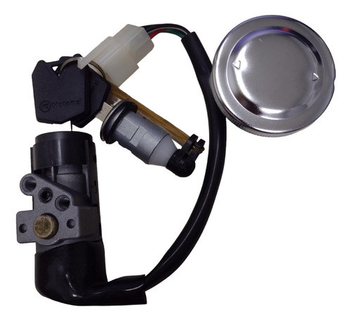 Llave Contacto Motomel Blitz 110 Con Cerradura Cacha Y Tapa 0