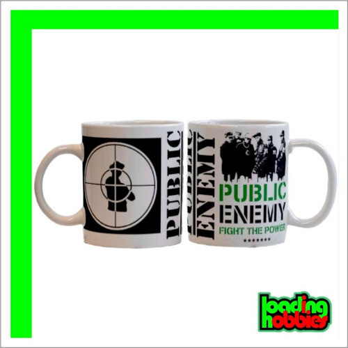 Taza Public Enemy Exclusiva Ceramica Calidad Importada Rock 1