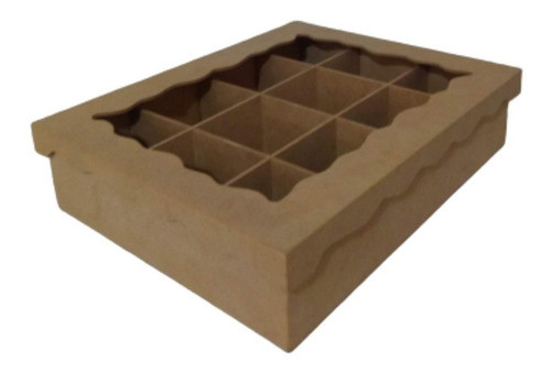 Caja De Te Tapa Suelta 12 Divisiones / Vidrio  Morema Trece 1