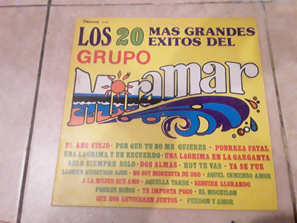 Grupo Miramar - Los 20 Mas Grandes Exitos Lp Vinilo / Kktu 0