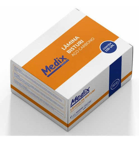 Hojas De Bisturí. Caja De 100 Unidades. Tamaño 10, 20 Y 21 0