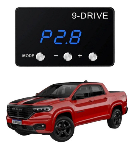 Pedalbox Pedal 9 Drive Chip Aceleración Ram Rampage 0