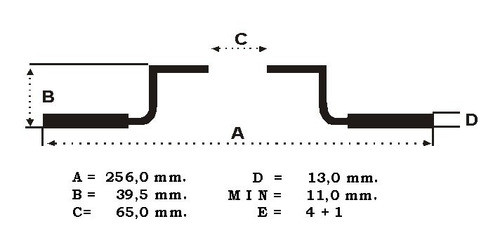 Kit X2 Discos De Freno Volkswagen Golf Gti Solido 1