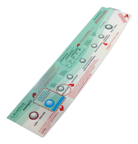 Panel Serigrafiado De Mandos Lavarropas Whirlpool Ewt22a Ewt 0