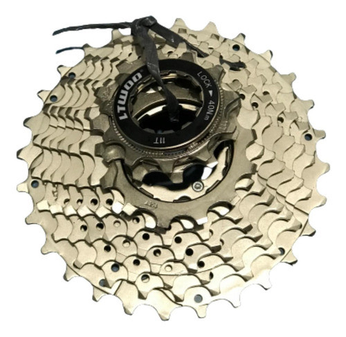 Set Transmision Cadena Shimano + Piñon Ltwoo Ruta 10vel 1