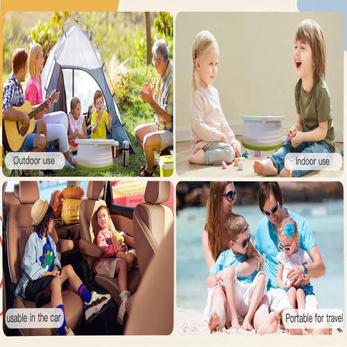 Inodoro Portátil Para Niños Viaja En Bolsa Adecuado Para Aca 1