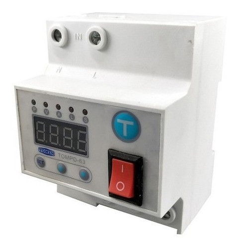 Protector Alta Y Baja Tensión 220v 63a 1 Display Programable 0