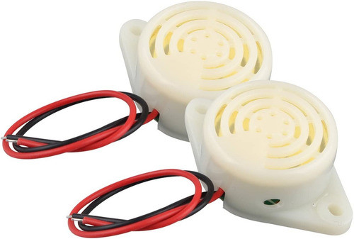 2 Buzzer Sfm-27 Zumbador Activo 3v-24v Sonido Continuo 1